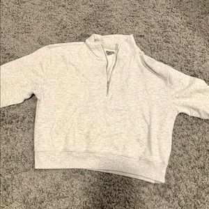 Aerie sweater/quarter zip sweatshirt